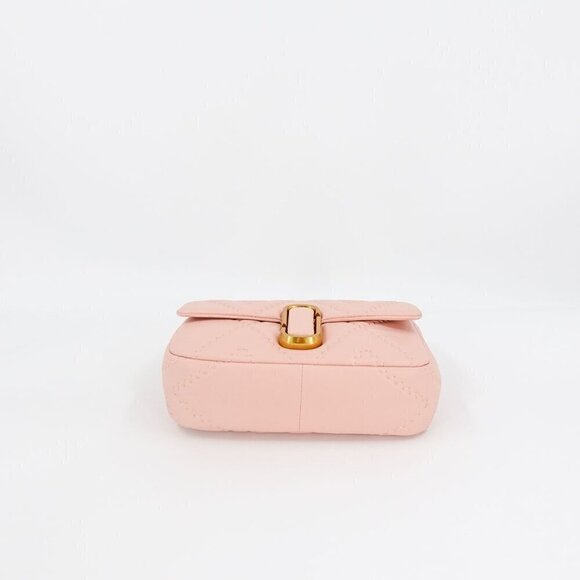Marc Jacobs J Marc Quilted Leather Shoulder Bag Pink - Picture 5 of 12